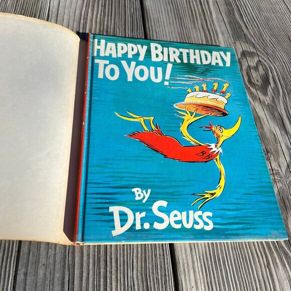 Happy Birthday to You!, Dr. Seuss, Random House, New York c 1959 Dust Jacket - Picture 4 of 10